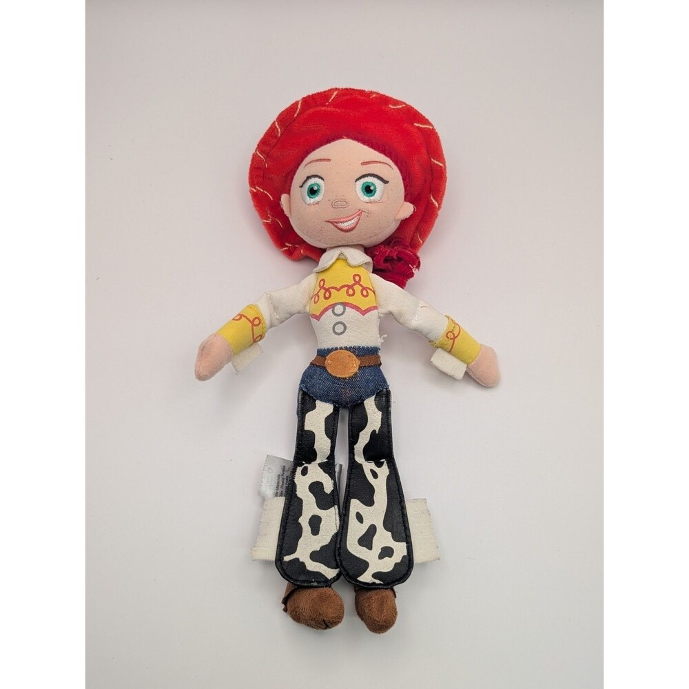 Disney Store Toy Story Jessie Plush Doll 11" Stuffed Cowgirl Red Hat Toy Used